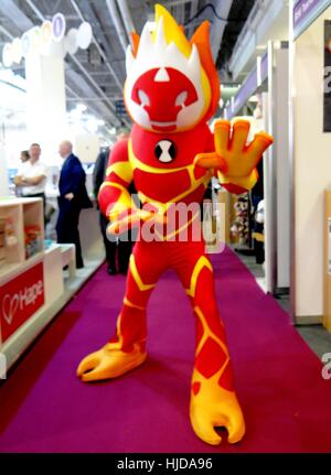 London, UK. 24th Jan, 2017. Toy Fair 2017 opens at Kensington Olympia, London, UK Credit: Nastia M/Alamy Live News Stock Photo