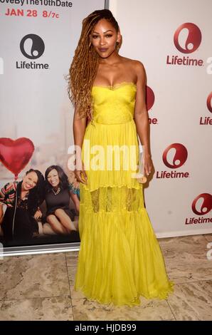 West Hollywood, CA. 23rd Jan, 2017. Meagan Good at arrivals for LOVE BY THE 10TH DATE Premiere, London Hotel, West Hollywood, CA January 23, 2017. Credit: Priscilla Grant/Everett Collection/Alamy Live News Stock Photo