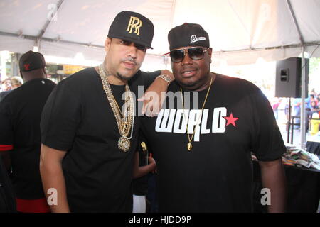 New York, USA. 24th Aug, 2014. French Montna attends the Worldstar HipHop Foundation Back To School Giveaway New York, USA at the Jamaica Colosseum Mall in Jamaica Queens, New York. Credit: Walik Goshorn/MediaPunch Inc/Alamy Live News Stock Photo