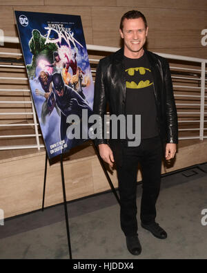 Los Angeles, USA. 23rd Jan, 2017. Jason O'Mara attends premiere of Warner Home Movies' 'Justice League Dark' DC Universe Original Movies at The Paley Center for Media in Beverly Hills, California. Credit: The Photo Access/Alamy Live News Stock Photo
