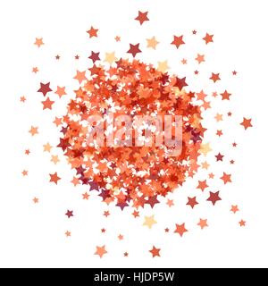 Red Star Burst Isolated Stock Vector