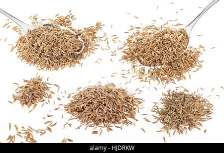 Cumin seeds isolated on white background Stock Photo