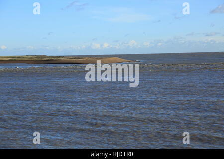 North Weir Point The Southern Tip Of Orford Ness Spit, River Ore 