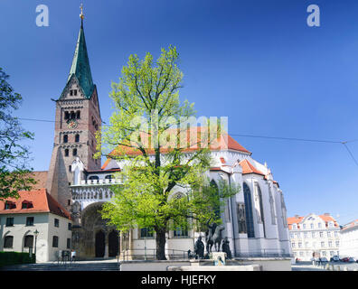 Augsburg: Cathedral, Schwaben, Swabia, Bayern, Bavaria, Germany Stock Photo