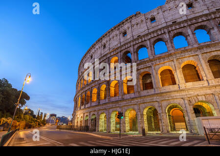 Sunrise at Rome Colosseum (Roma Coliseum), Rome, Italy Stock Photo