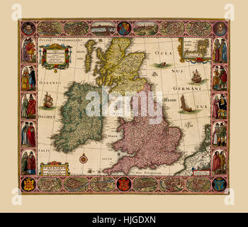 Map Of England 1630 Hjgdxn 