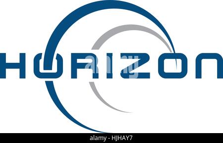 Logo Horizon Solutions Stock Vector