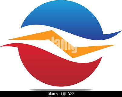 Service Air Conditioner Center Stock Vector