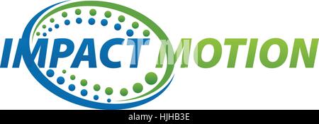 Impact Motion Solution Stock Vector