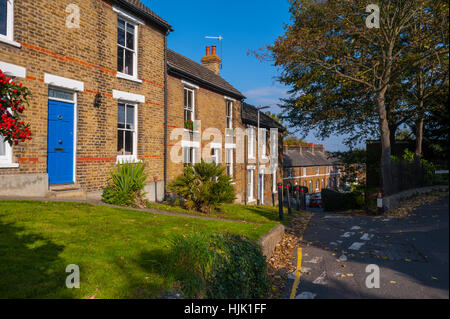 Houses withing the Windmill hill conservation area in Gravesend Kent. Stock Photo