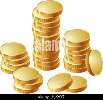 hand with gold coins - vector illustration Stock Vector Image & Art - Alamy