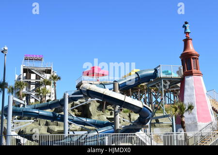 boardwalk at beach Stock Photo