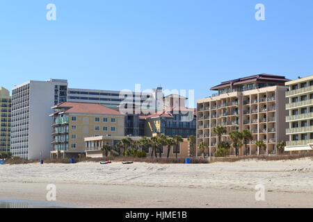 boardwalk at beach Stock Photo