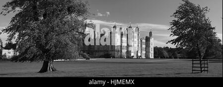 The West Golden Gate Elevation of Burghley House Stately Home Cambridgeshire / Lincolnshire Border England UK Stock Photo