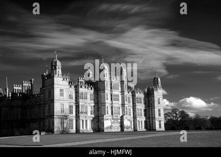 The West Golden Gate Elevation of Burghley House Stately Home Cambridgeshire / Lincolnshire Border England UK Stock Photo