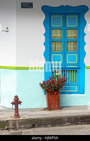 The 'Slow Town' Pijao (Quindío, Coffee Region), Colombia Stock Photo