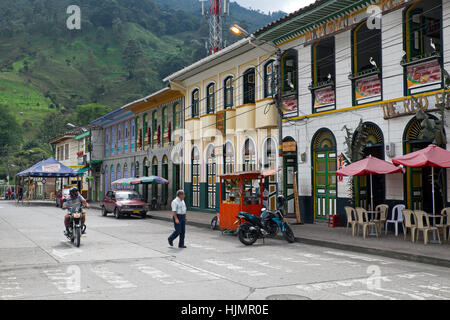 The 'Slow Town' Pijao (Quindío, Coffee Region), Colombia Stock Photo