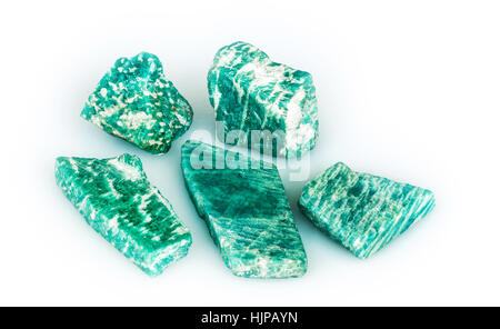 the amazonite (amazon-stone) Stock Photo