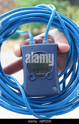 Fluke Networks LinkRunner device Stock Photo