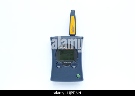 Fluke Networks LinkRunner device isolated against white background Stock Photo