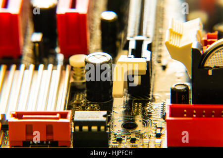 Computer Motherboard Stock Photo