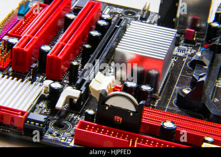 Computer Motherboard Stock Photo