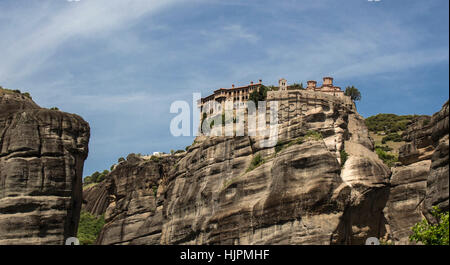 Monasteries area at Meteora of Kalampaka in Greece. Stock Photo