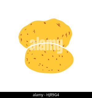 Potatoes icon in simple style isolated on white background Stock Vector