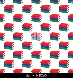 Book pattern seamless black for any design Stock Vector