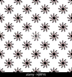 Bowling pattern seamless black for any design Stock Vector