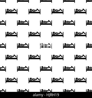 Stick man pattern seamless best for any design Stock Vector