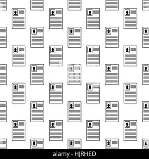 Document pattern seamless best for any design Stock Vector