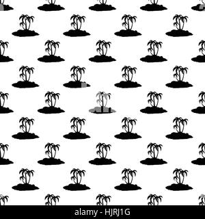 Tropical island pattern seamless best for any design Stock Vector