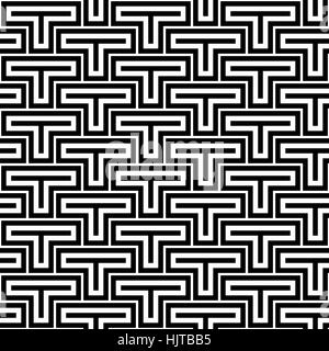 Short letter T pattern - seamless editable repeating vector background wallpaper Stock Vector