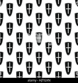 Shield pattern seamless best for any design Stock Vector