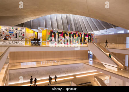 Design Museum, Kensington High Street, London, UK Stock Photo