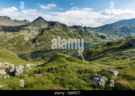 Mountains, Low Giglachsee, Rohrmoos-Obertal, Schladminger Tauern, Schladming, Styria, Austria Stock Photo