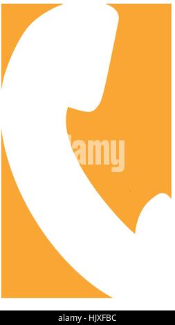 phone icon button thumbnail vector illustration design Stock Vector ...
