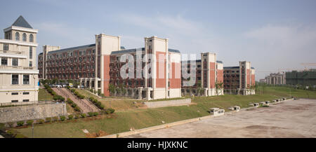 Student dormitories in grounds of Nanjing Tech University, Nanjing, China Stock Photo