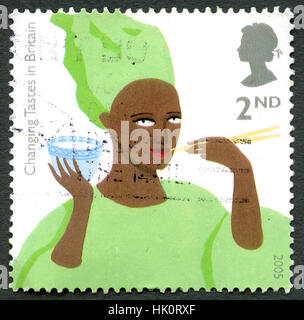 GREAT BRITAIN - CIRCA 2005: A used postage stamp from the UK, commemorating Changing Tastes in Britain, circa 2005. Stock Photo