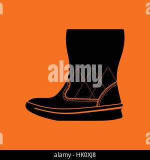 Short boots icon isometric vector. Dark blue men suede short boots with  lacing. Royal quality sign, crown icon Stock Vector Image & Art - Alamy