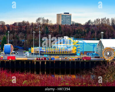 Shepherd Offshore Technology Park Walker Stock Photo