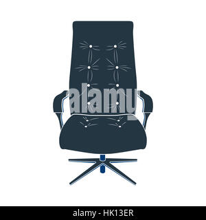 Icon chair with five legs. Photo illustration. Stock Photo