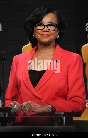 Los Angeles, CA, USA. 15th Jan, 2015. 15 January 2015 - Los Angeles, California - Cheryl Boone Isaacs. 87th Annual Academy Awards Nominations Announcements. Photo Credit: Byron Purvis/AdMedia Credit: Byron Purvis/AdMedia/ZUMA Wire/Alamy Live News Stock Photo