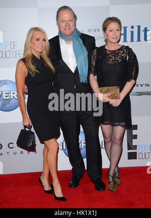 Beverly Hills, California, USA. 12th Jan, 2015. 11 January 2015 - Beverly Hills, California - Kim Richards, Rick Hilton, Kathy HIlton. Arrivals for the Universal, NBC, Focus Features and E! Entertainment 2015 Golden Globe Awards After Party held at The Beverly Hilton in Beverly Hills, Ca. Photo Credit: Birdie Thompson/AdMedia Credit: Birdie Thompson/AdMedia/ZUMA Wire/Alamy Live News Stock Photo