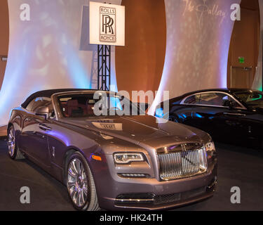 Rolls Royce Wraith car at The Gallery / North American International Auto Show (NAIAS). Stock Photo