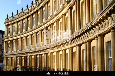 Around Bath, a City in Somerset England UK The Circus Stock Photo