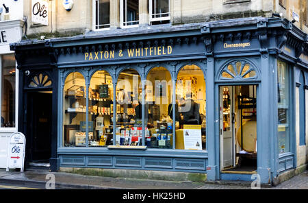 Around Bath, a City in Somerset England UK Paxton and Whitfield Chees Shop Stock Photo