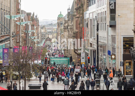 Buchanan Street, Glasgow, Scotland, UK