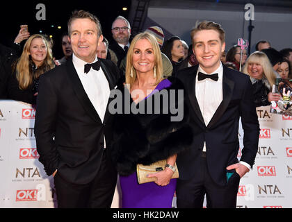 Bradley Walsh, wife Donna and son Barney currently appearing in the ...